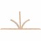 Ekena Millwork Richland Smooth Timber Gable Bracket, Douglas Fir, 96"W x 64"H x 1 1/2"D x 3 1/2"F, 16/12 Pitch GBW096X64X0204RIC00SDF - alternate 4